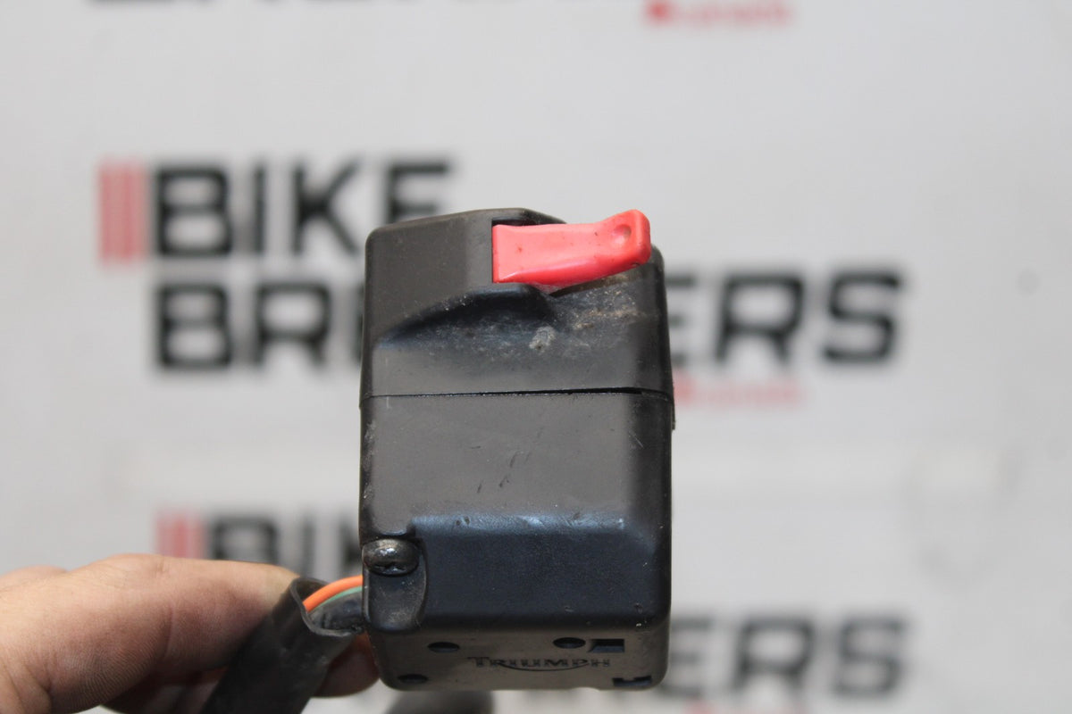 12 TRIUMPH STREET TRIPLE R LEFT CLIP ON HANDLE HORN SIGNALS SWITCHES BB914