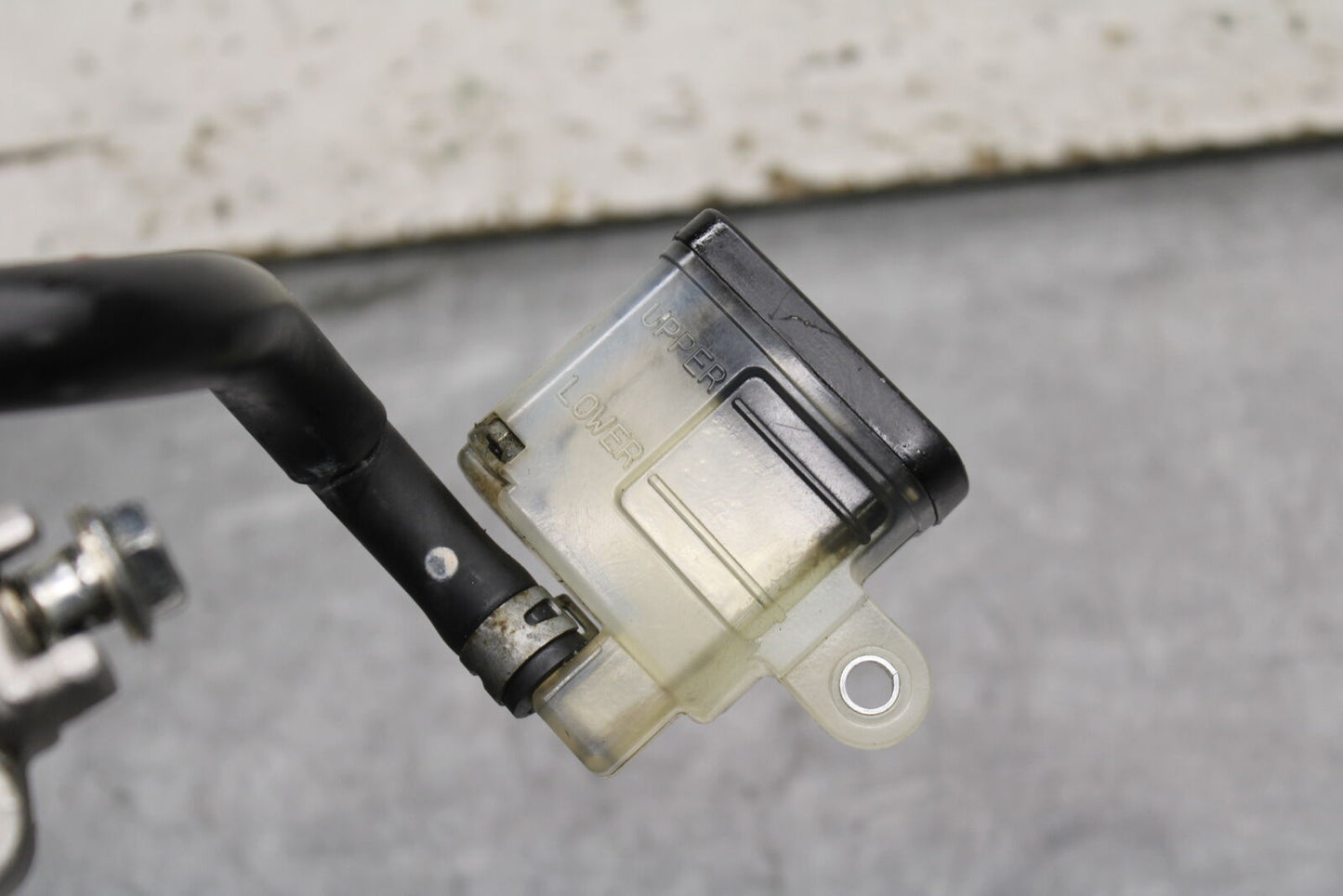 08-10 SUZUKI GSXR 600 REAR BACK BRAKE MASTER CYLINDER W RESERVOIR BB116