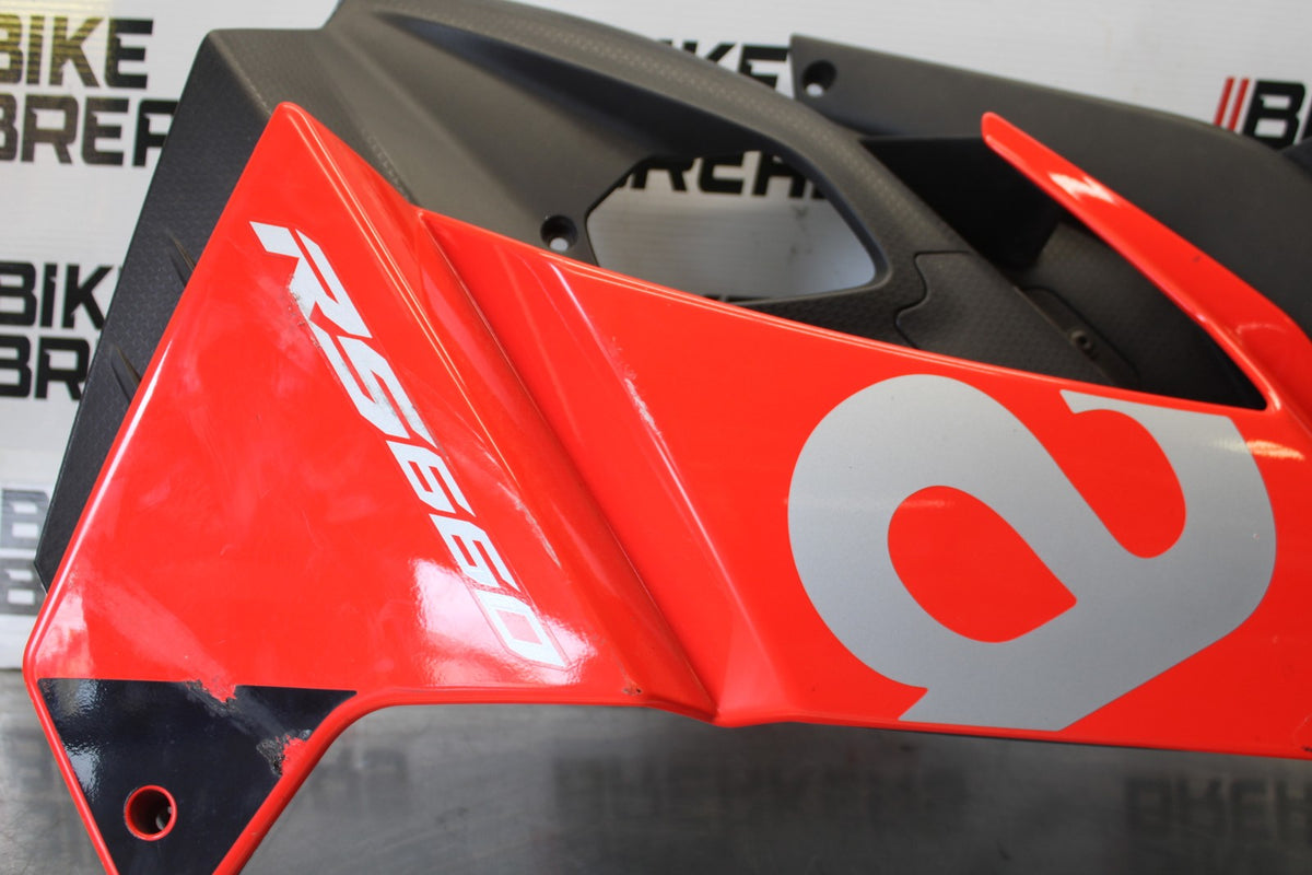20-23 APRILIA RS660 RIGHT LOWER MID UPPER SIDE FAIRING COWL  BB889