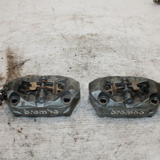 17-20 DUCATI MONSTER 797 BREMBO FRONT BRAKE CALIPER SET PAIR CALIPERS BB309