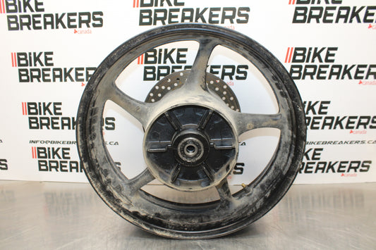 09-15 YAMAHA FZ6R REAR WHEEL REAR RIM & ROTOR BB161