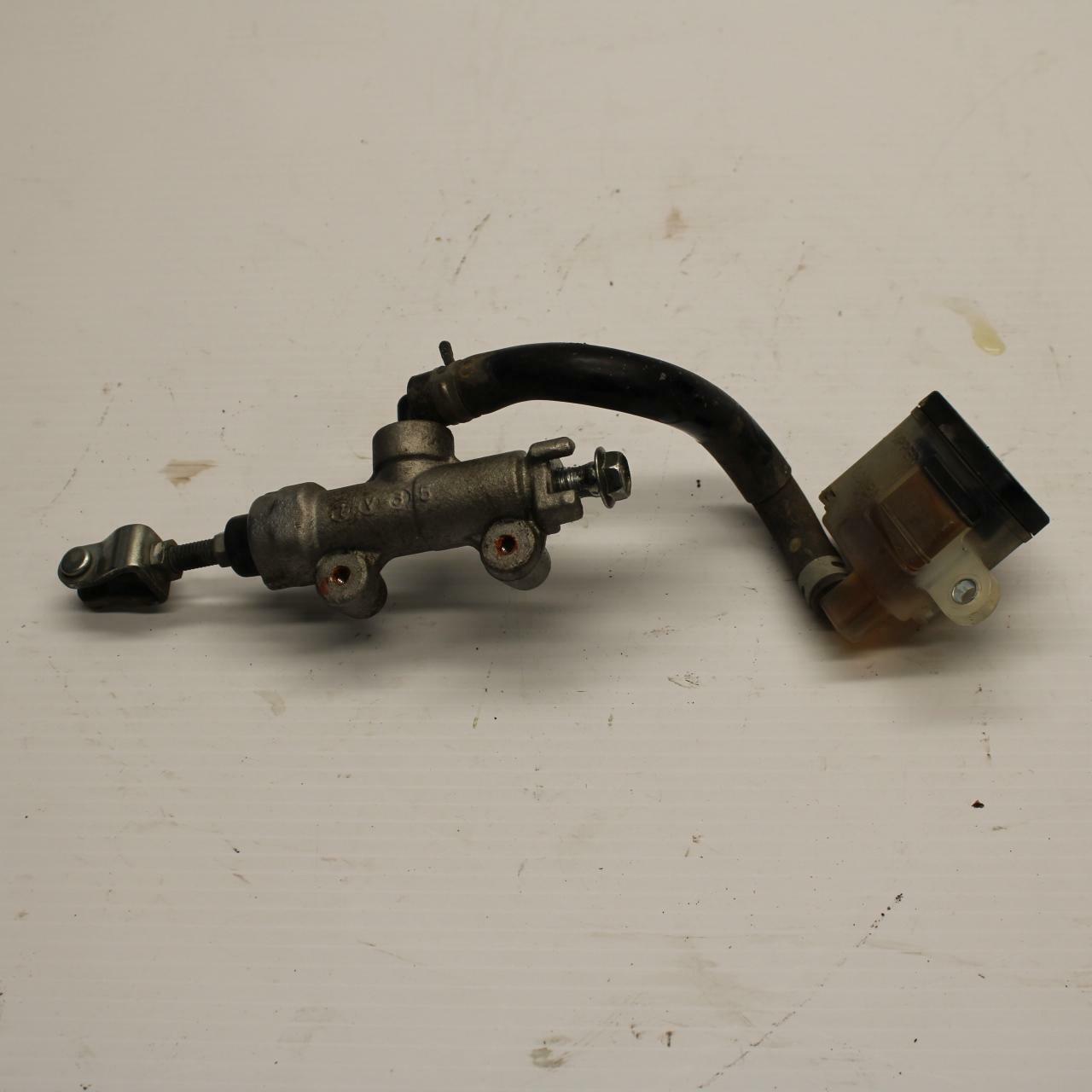 08-09 SUZUKI GSXR600 REAR BACK BRAKE MASTER CYLINDER W RESERVOIR BB244
