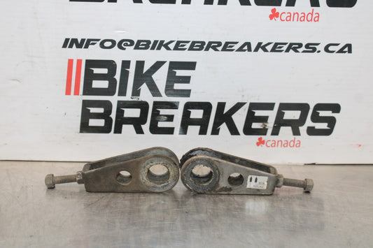 78-79 SUZUKI GS1000 SWINGARM CHAIN TENSIONER ADJUSTMENT BRACKETS  BB787