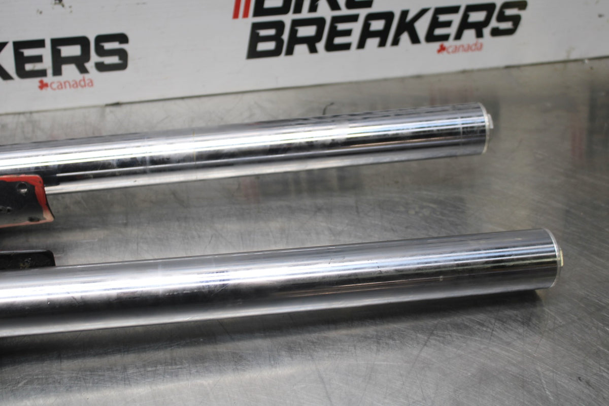 06 KAWASAKI Z750 FRONT FORKS SHOCK SUSPENSION SET PAIR BB837