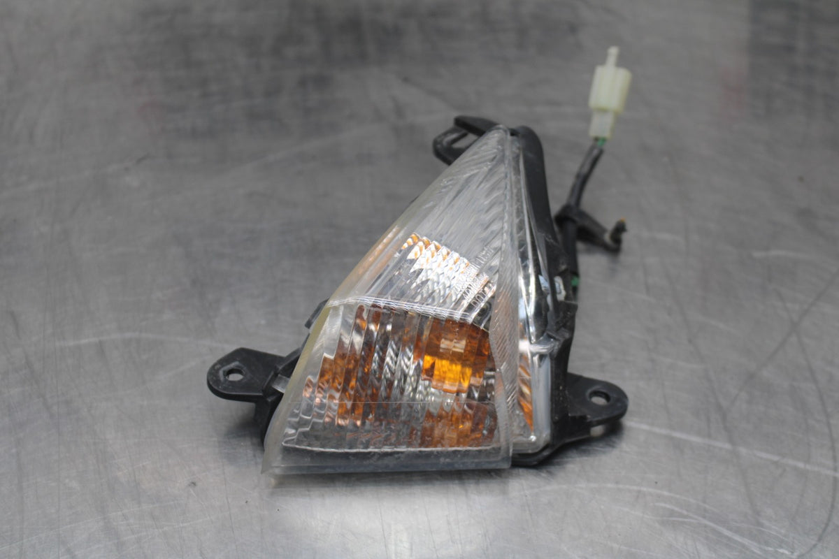08 KAWASAKI NINJA 650 EX650 LEFT FRONT TURN SIGNAL LIGHT INDICATOR BB797