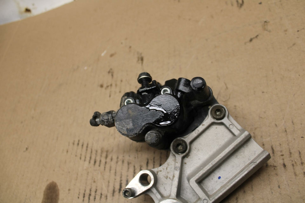 15 KAWASAKI NINJA 300 EX300 ABS REAR BACK BRAKE CALIPER W MOUNT BRACKET BB395