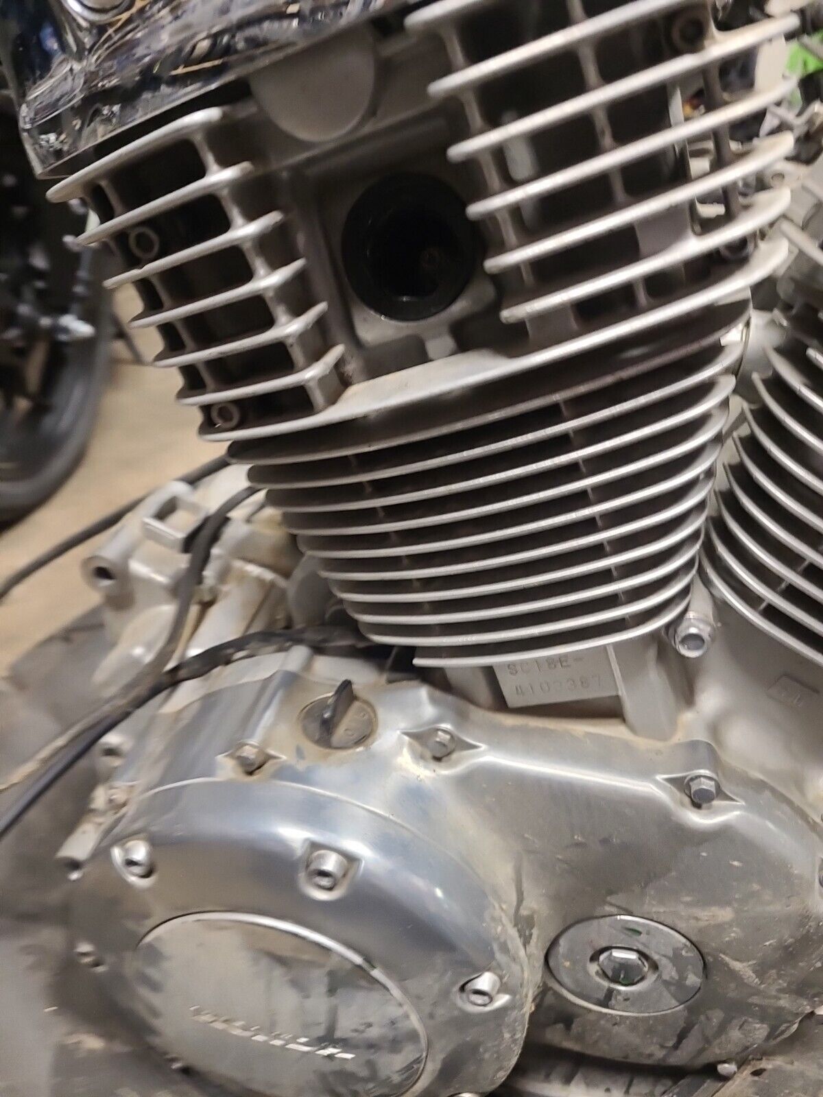 2007 Honda Shadow Spirit 1100 VT1100C ENGINE MOTOR BB561