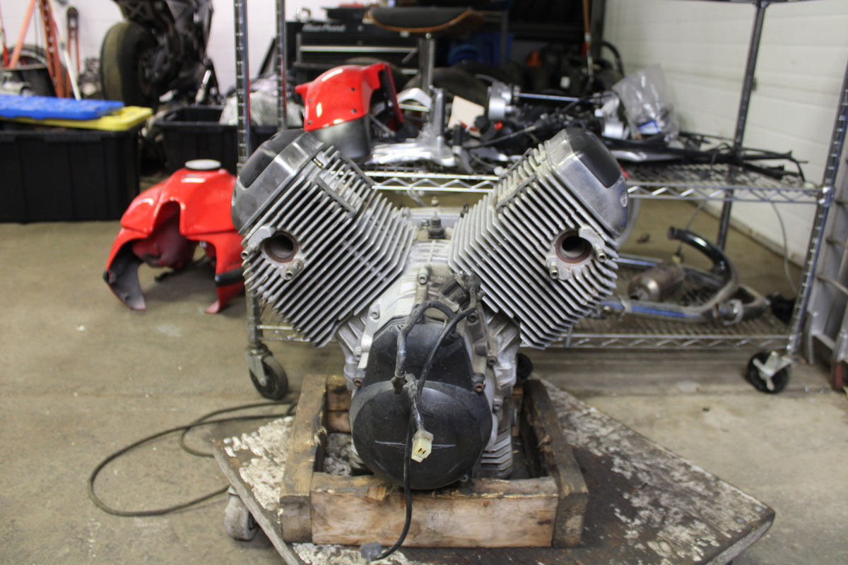 08 MOTO GUZZI BREVA 750 ENGINE MOTOR BB154