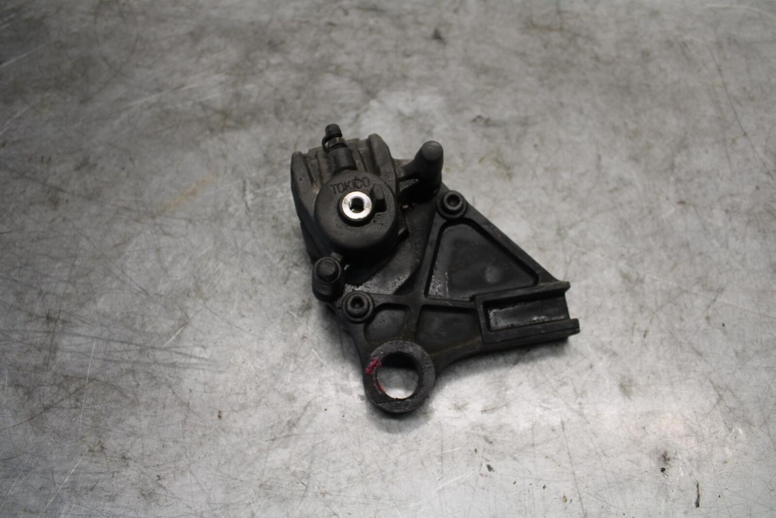09-12 KAWASAKI NINJA ZX6R ZX600R REAR BACK BRAKE CALIPER W MOUNT BRACKET BB544
