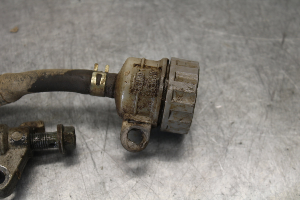 01-05 YAMAHA RAPTOR 660R REAR BACK BRAKE MASTER CYLINDER W RESERVOIR BB695