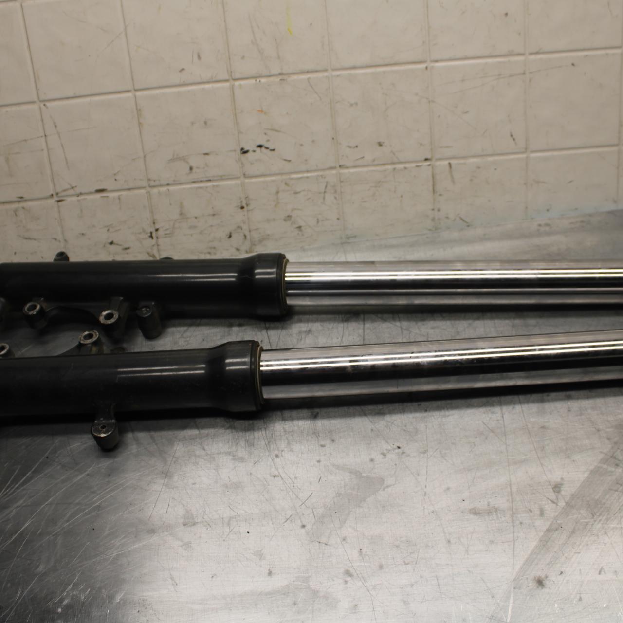 00-02 KAWASAKI NINJA ZX6R ZX600J FRONT FORKS SHOCK SUSPENSION SET PAIR BB489