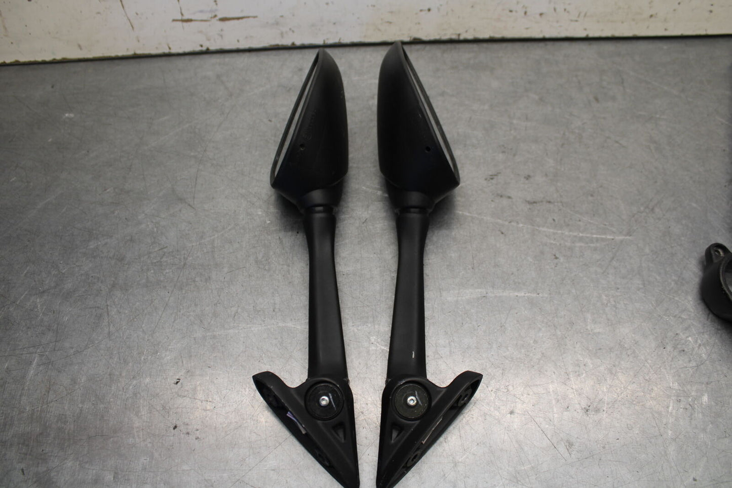 15-17 YAMAHA YZF R3 REAR VIEW MIRROR SET PAIR MIRRORS BB651