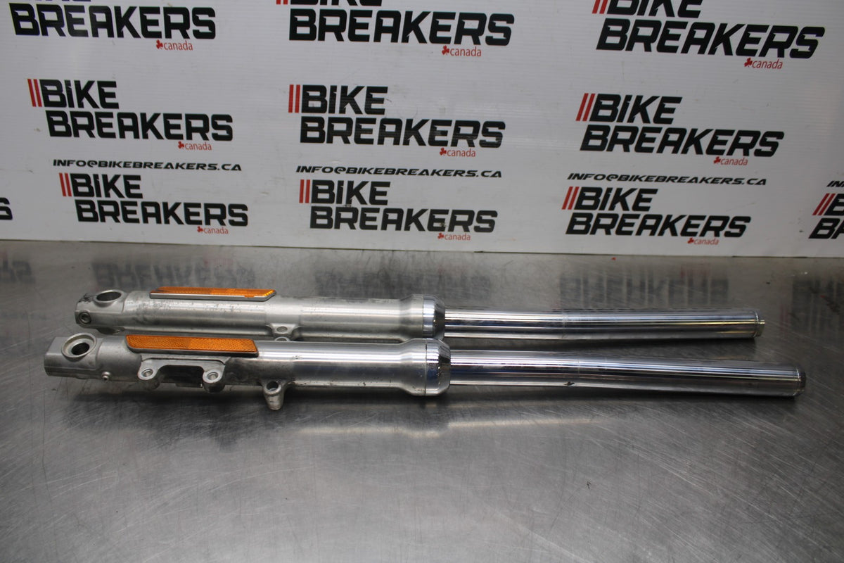 08 HARLEY-DAVIDSON SPORTSTER 1200 FRONT FORKS SHOCK SUSPENSION SET PAIR BB794