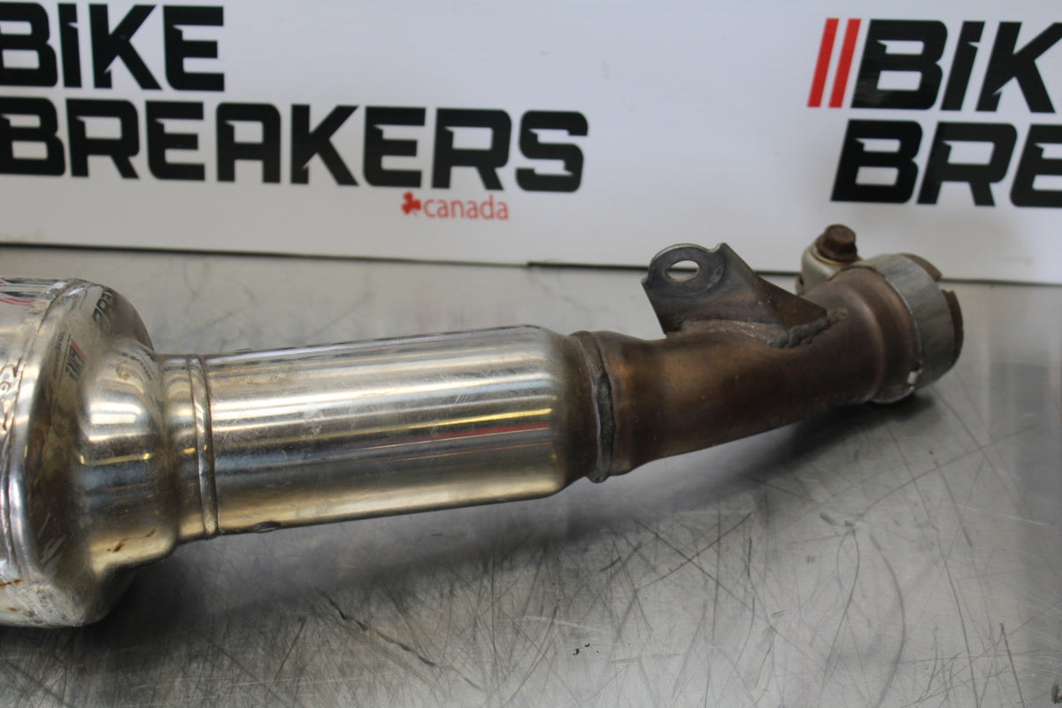 98-05 HONDA SUPER HAWK 1000 VTR1000F RIGHT EXHAUST MUFFLER SLIP ON CAN  BB152
