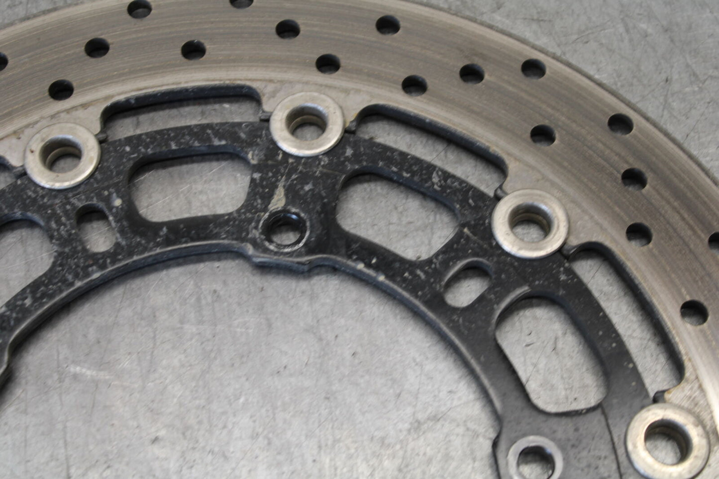 08-16 YAMAHA YZF R6 FRONT LEFT RIGHT BRAKE ROTORS DISCS 13S-2581T-00-00 BB665