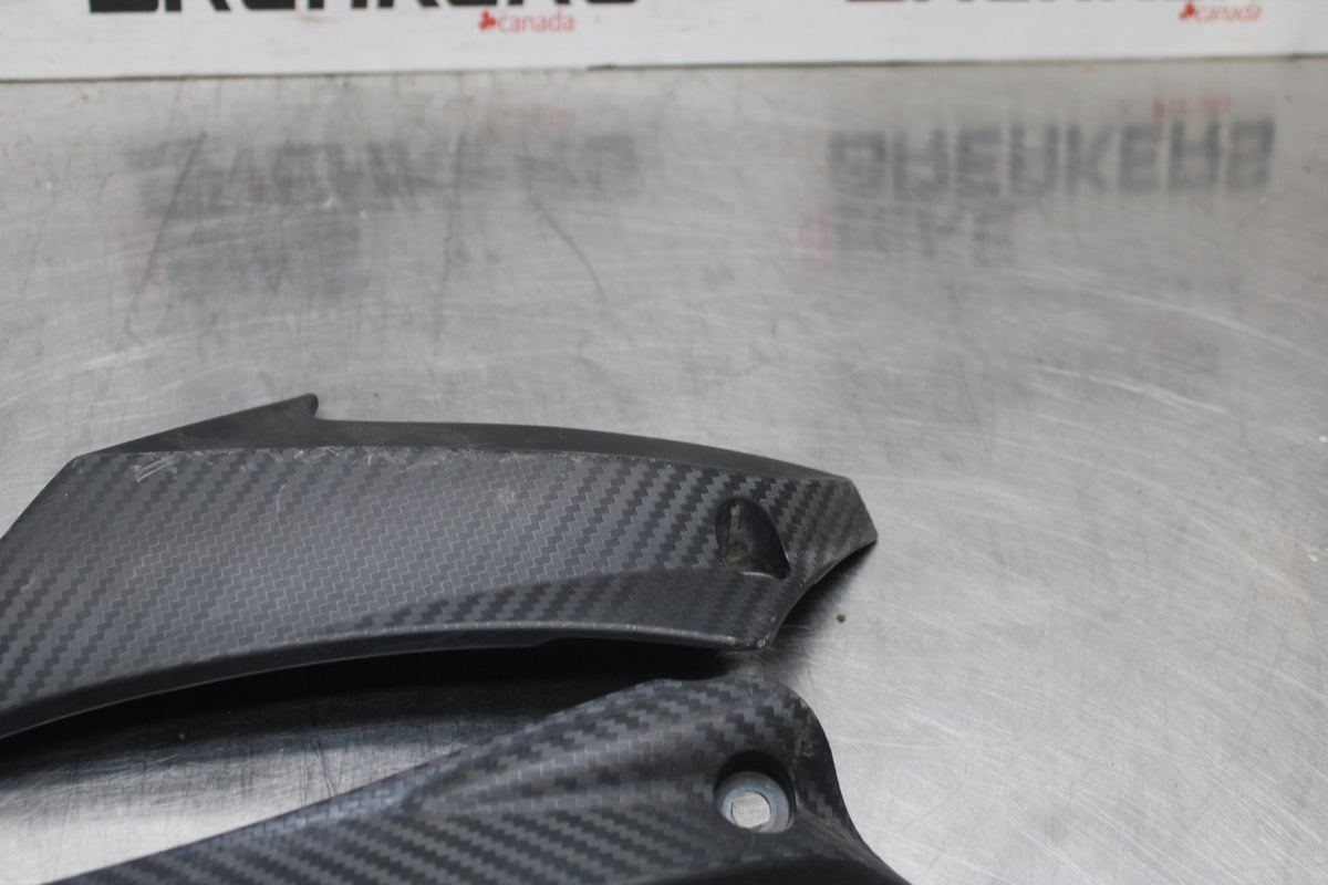 11-24 SUZUKI GSXR750 RIGHT LEFT FRAME MID SIDE COVERS COWLS PANELS TRIM BB871