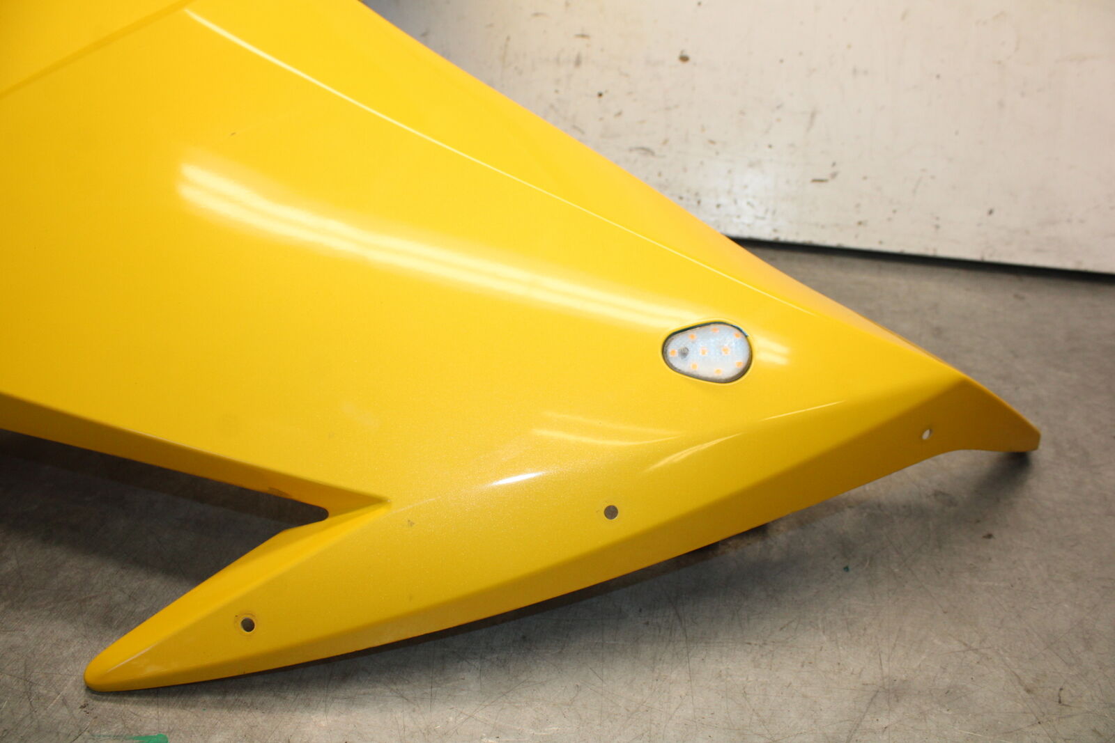 09-15 YAMAHA FZ6R LEFT LOWER MID UPPER SIDE FAIRING COWL  BB686