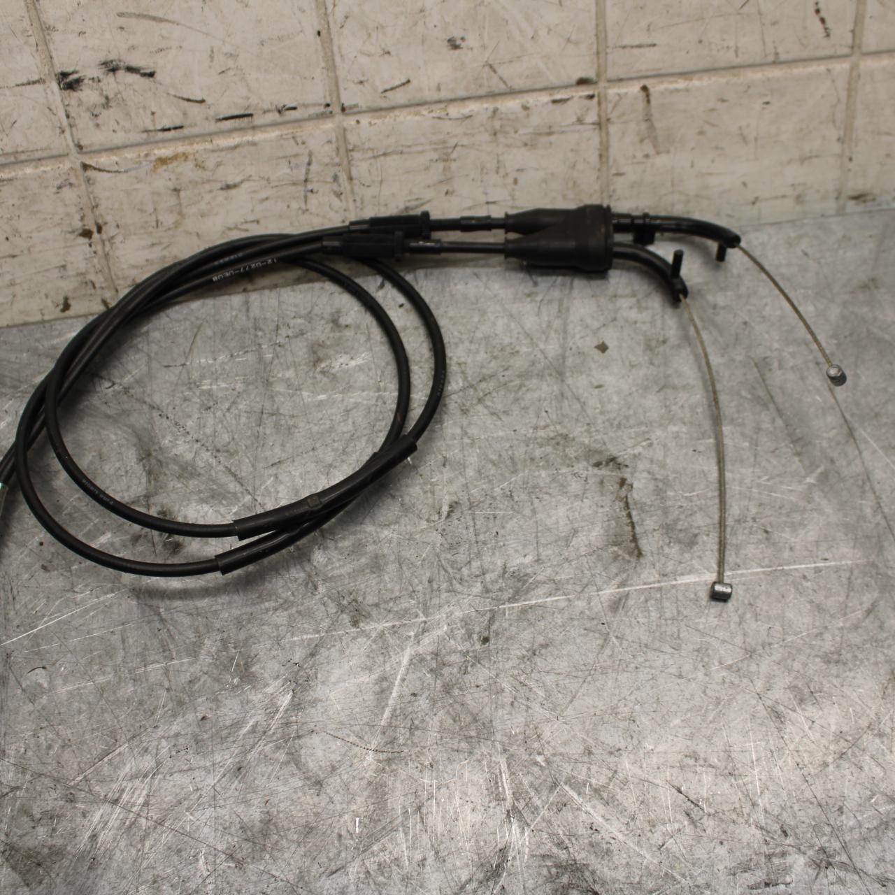 2009 Kawasaki Ninja ZX6R ZX600R THROTTLE CABLES LINES 54012-0277 BB44