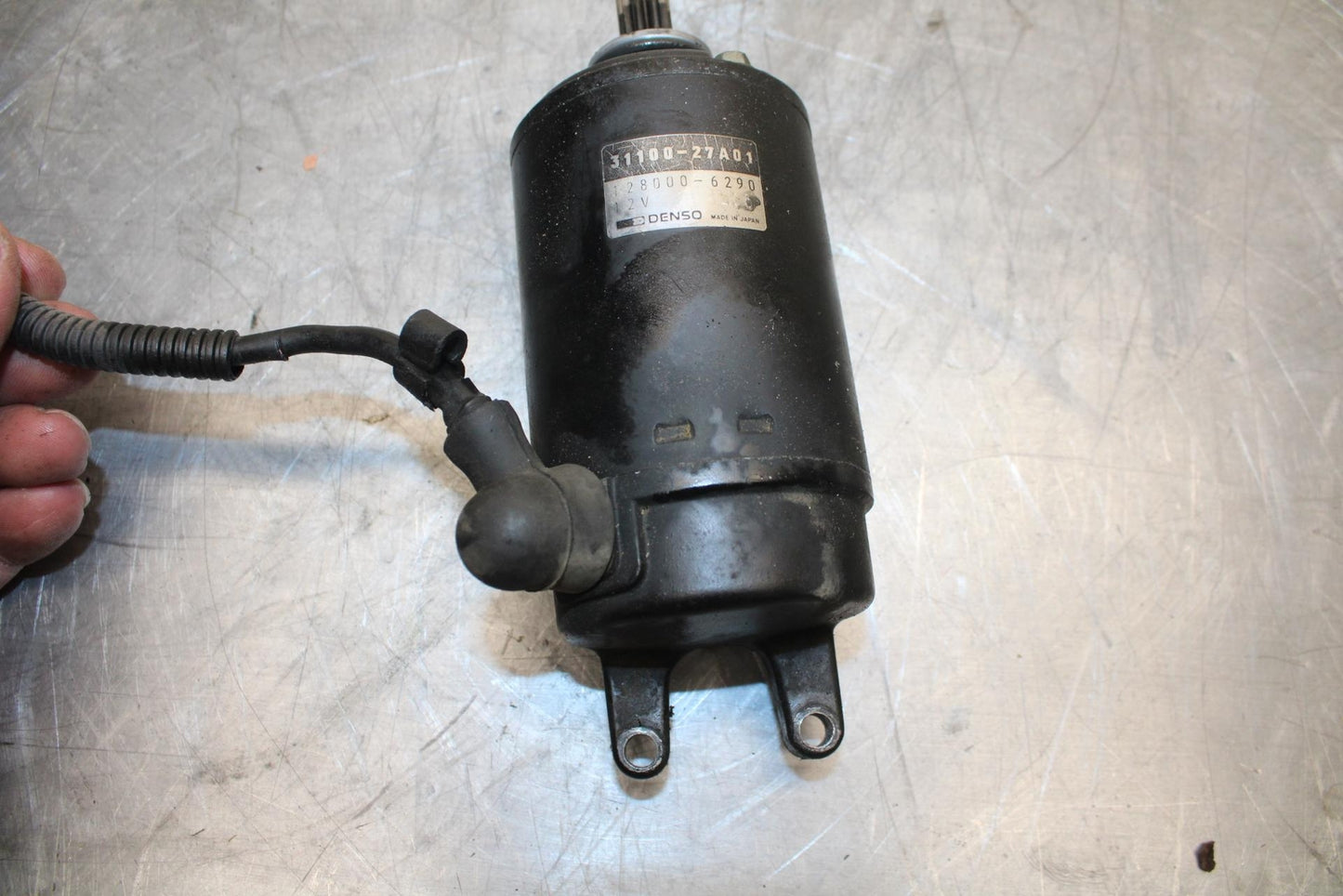 91-92 SUZUKI GSXR750 M  ENGINE STARTING STARTER MOTOR -DC 12V BB493