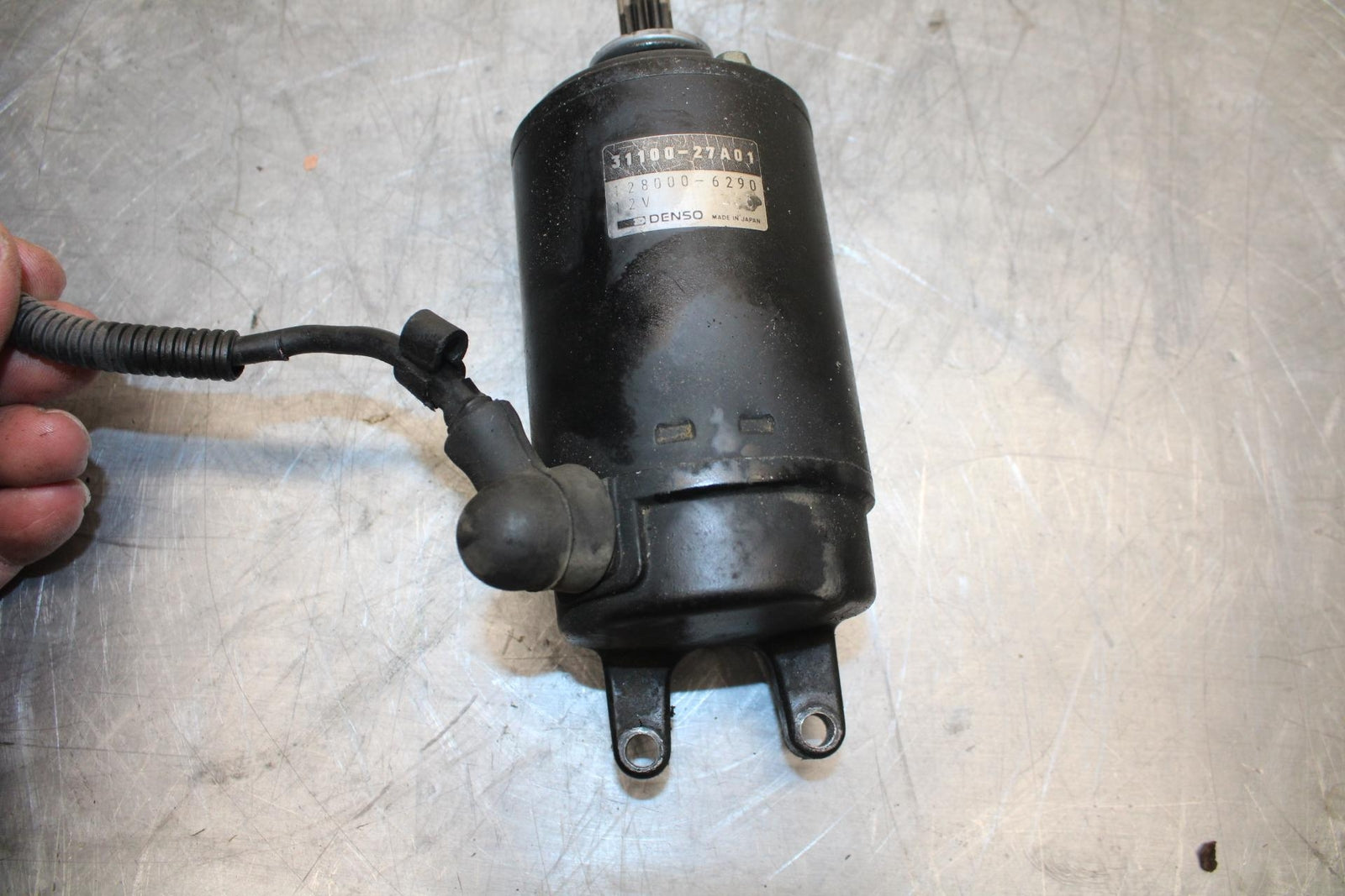 91-92 SUZUKI GSXR750 M  ENGINE STARTING STARTER MOTOR -DC 12V BB493