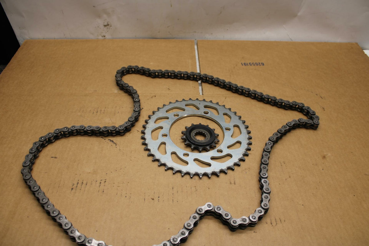 19-21 YAMAHA YZF R3 REAR BACK SPROCKET W FRONT & CHAIN BB378