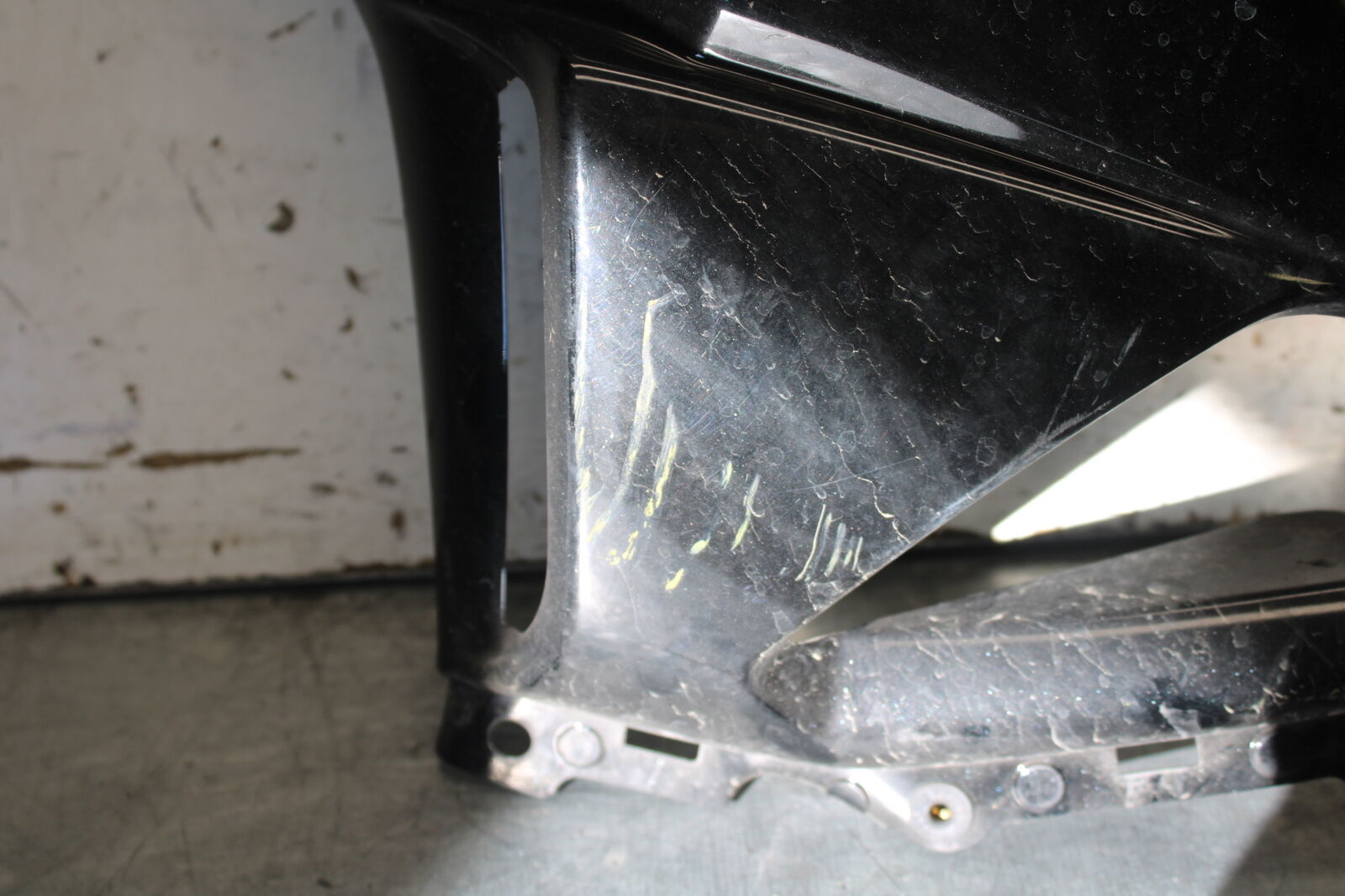 09-12 KAWASAKI NINJA ZX6R LEFT LOWER MID UPPER SIDE FAIRING COWL BB698