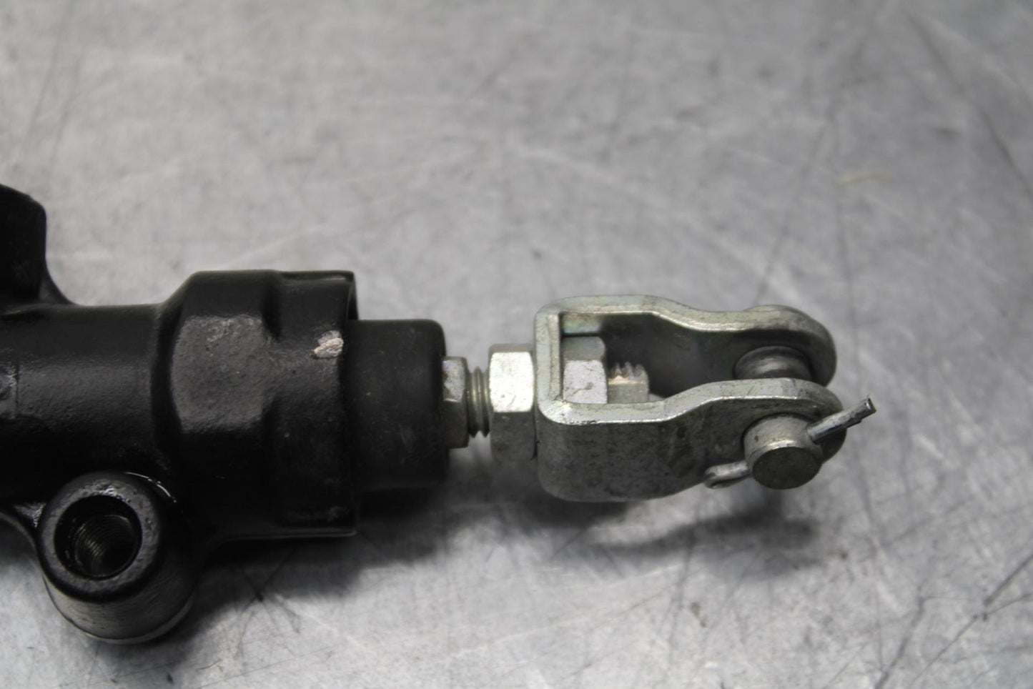 09-12 KAWASAKI NINJA ZX6R REAR BACK BRAKE MASTER CYLINDER W RESERVOIR BB640