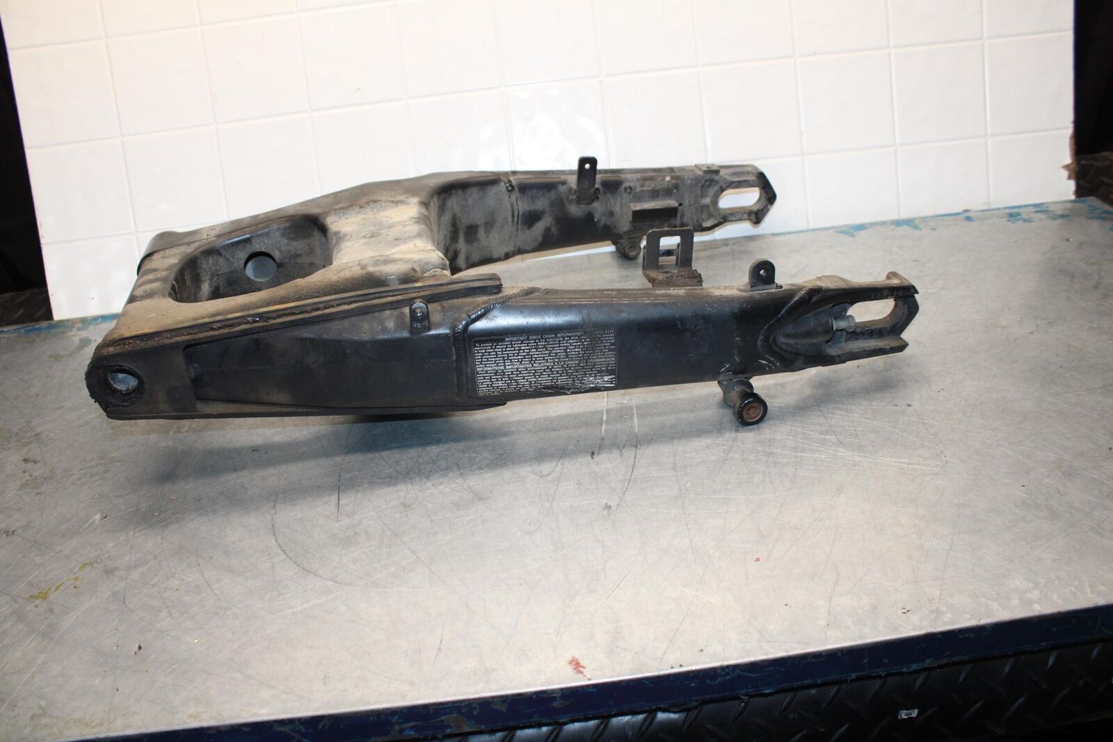 06-07 KAWASAKI NINJA ZX14R REAR SWINGARM BACK SUSPENSION SWING ARM BB433