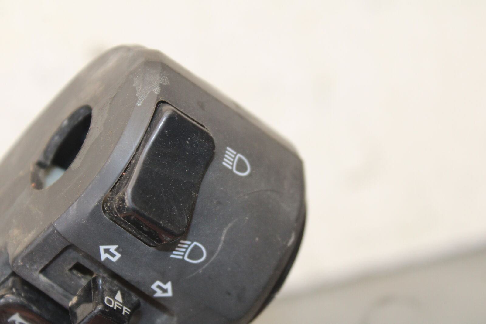 09-14 YAMAHA YZF R1 LEFT CLIP ON HANDLE HORN SIGNALS SWITCH SWITCHES BB696