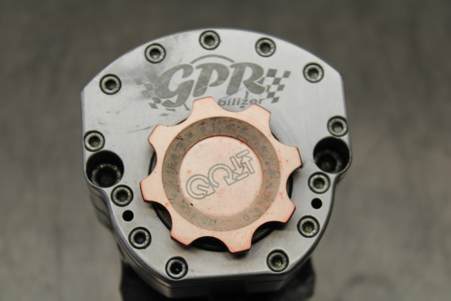 04-05 KAWASAKI NINJA ZX10R AFTERMARKET GPR STEERING DAMPER STABILIZER BB163