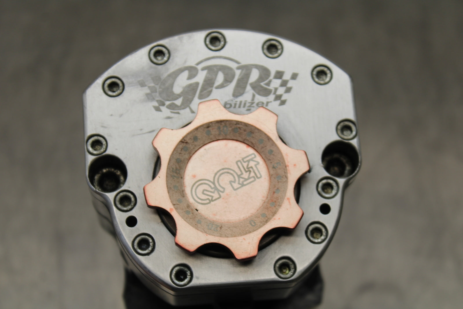 04-05 KAWASAKI NINJA ZX10R AFTERMARKET GPR STEERING DAMPER STABILIZER BB163