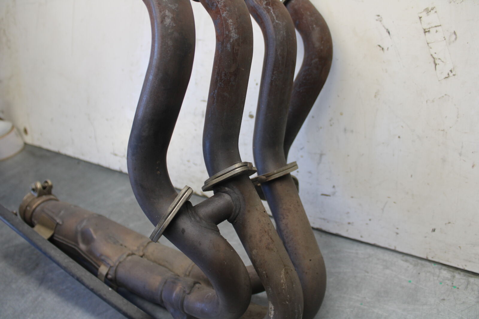 09-12 KAWASAKI NINJA ZX6R EXHAUST HEADER PIPES MANIFOLD BB698