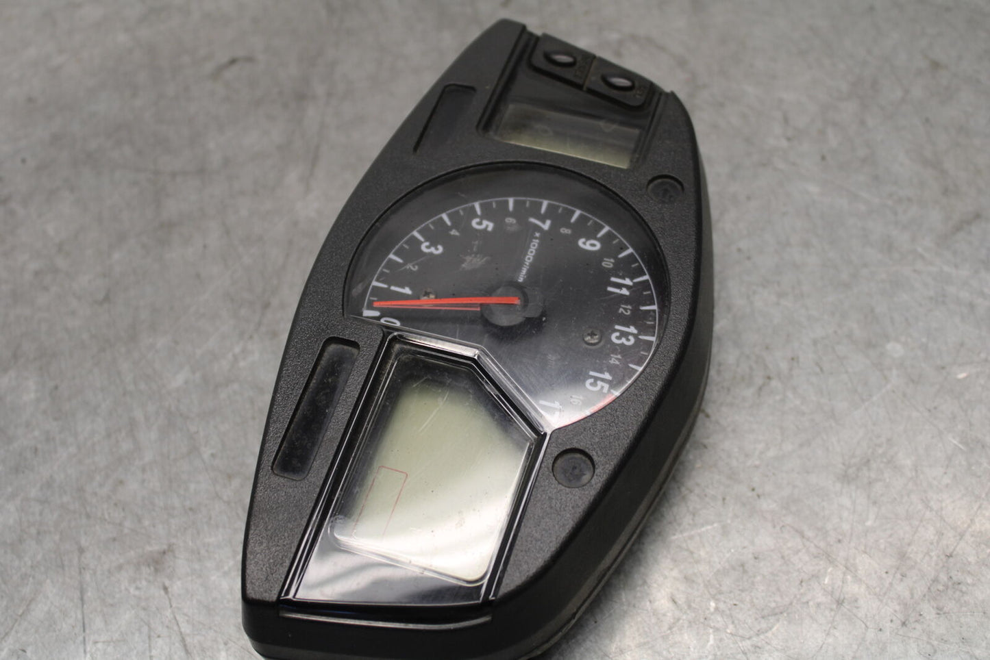 07-12 HONDA CBR600RR SPEEDO TACH GAUGES CLUSTER SPEEDOMETER TACHOMETER BB672