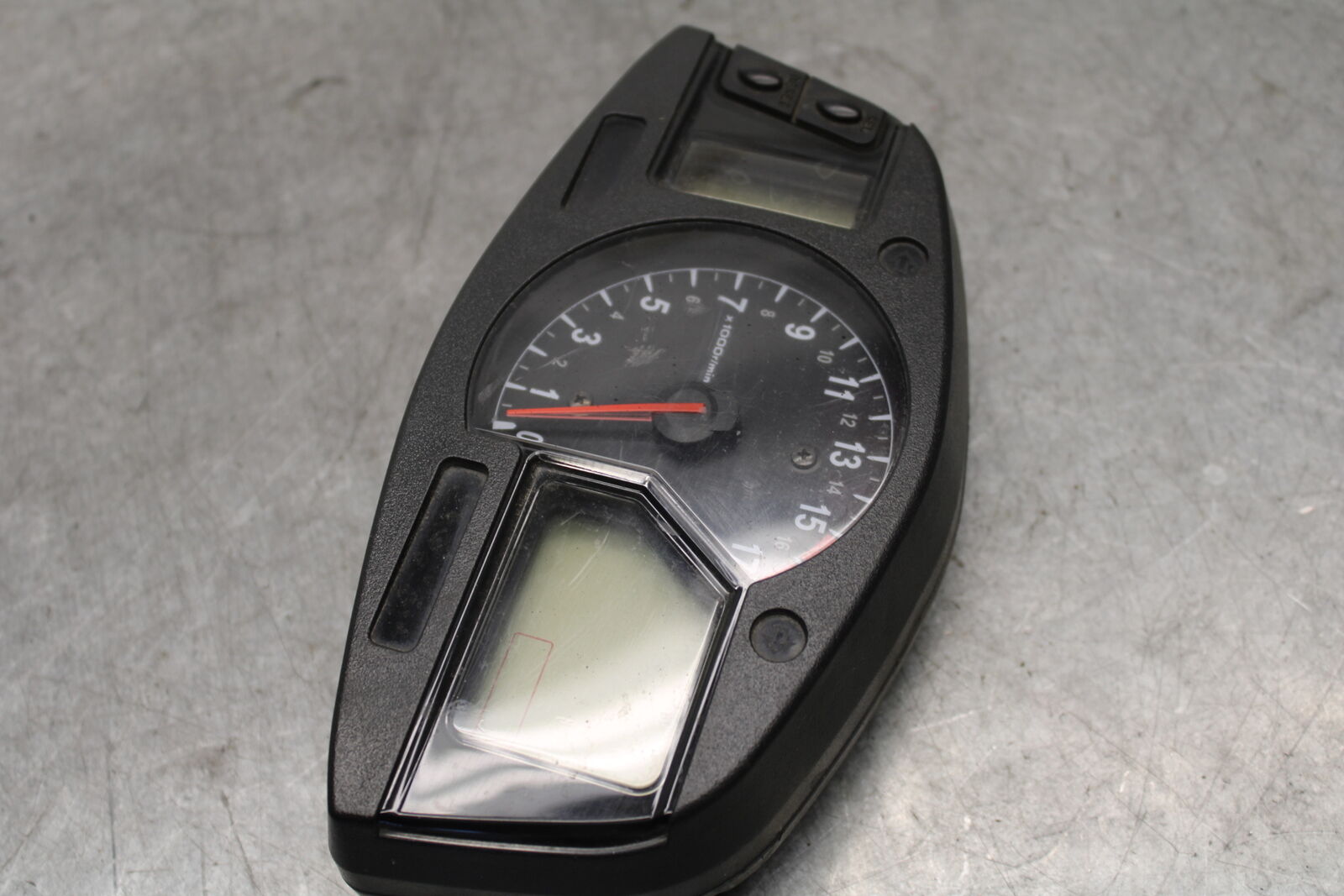 07-12 HONDA CBR600RR SPEEDO TACH GAUGES CLUSTER SPEEDOMETER TACHOMETER BB672