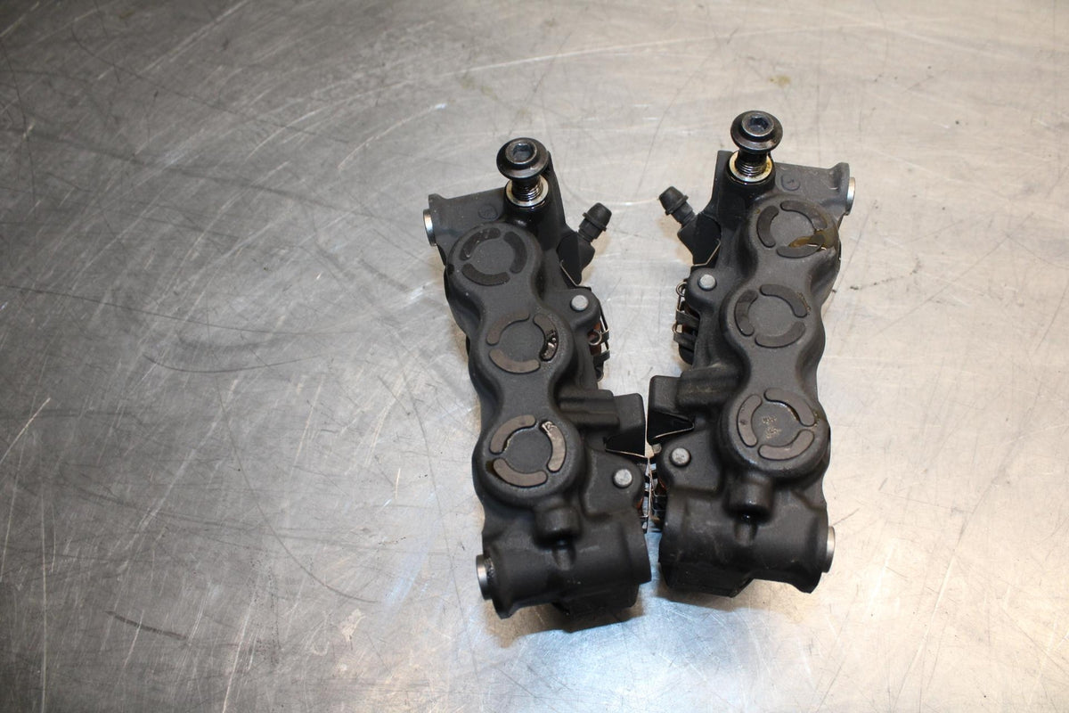 09-14 YAMAHA YZF R1 RIGHT LEFT FRONT BRAKE CALIPER SET PAIR CALIPERS BB471