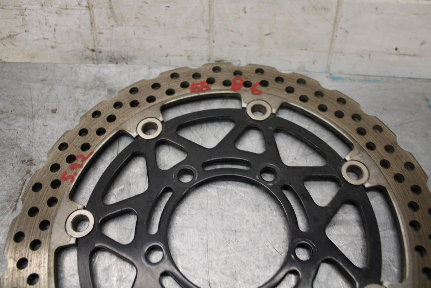 2009 Kawasaki Ninja ZX6R ZX600R FRONT BRAKE DISC ROTOR 41080-0077-5C BB44