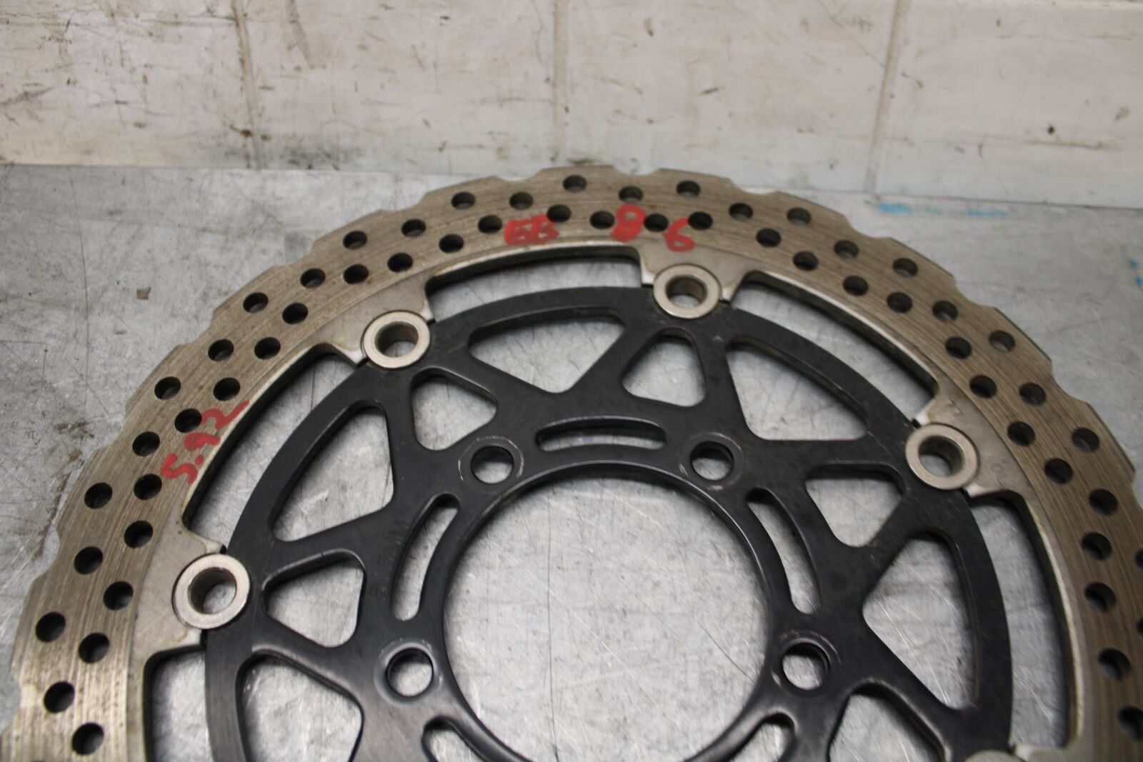 2009 Kawasaki Ninja ZX6R ZX600R FRONT BRAKE DISC ROTOR 41080-0077-5C BB44