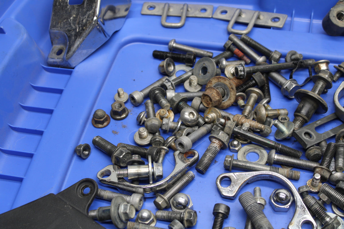 03-08 KAWASAKI VULCAN 1600 MOUNTING BOLTS HARDWARE MOTOR SCREWS BB754