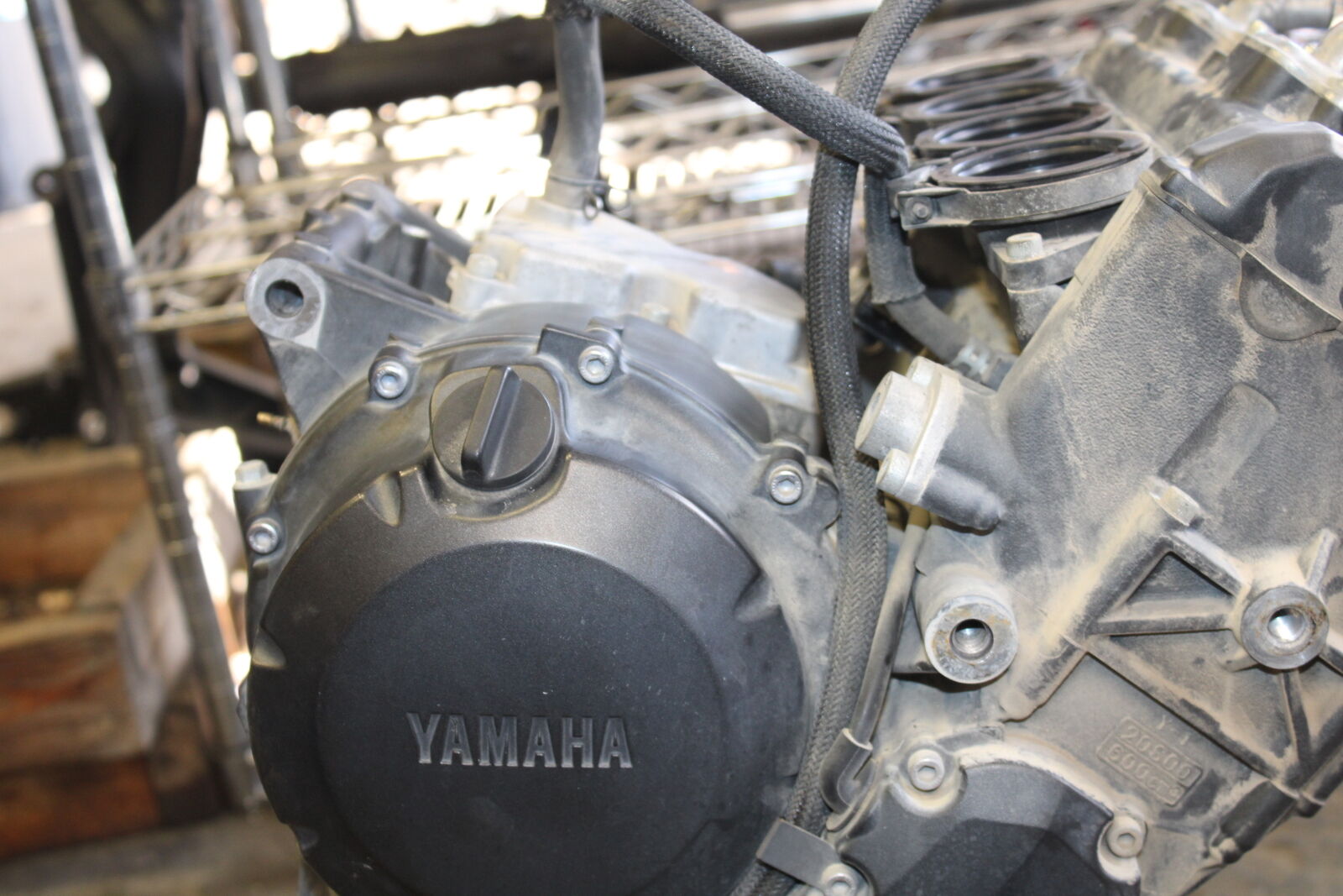 09-15 YAMAHA FZ6R ENGINE MOTOR  BB686
