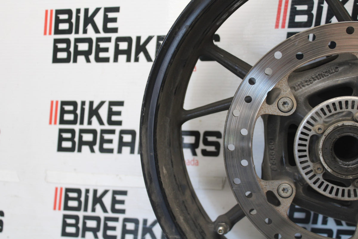 19 BMW F750GS REAR WHEEL BACK RIM & ROTOR BB938