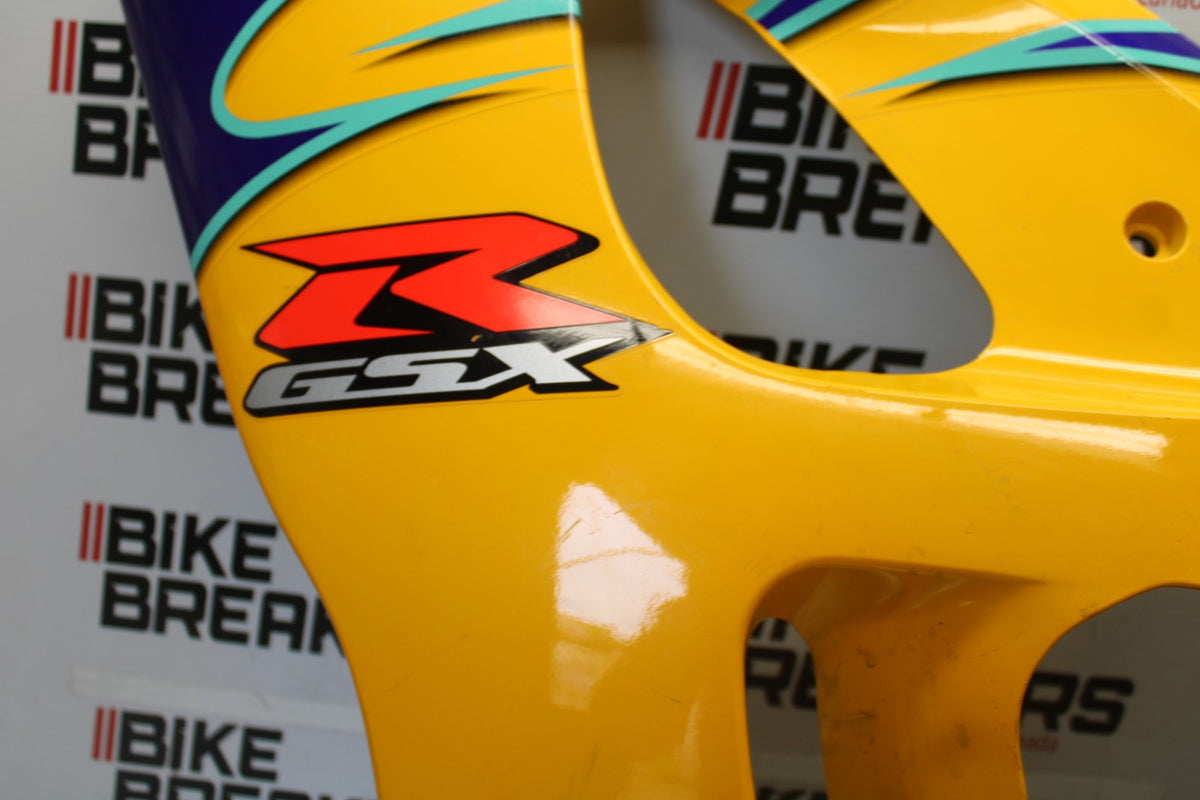 97-98 SUZUKI GSXR 600 SRAD LEFT LOWER MID UPPER SIDE FAIRING COWL BB00