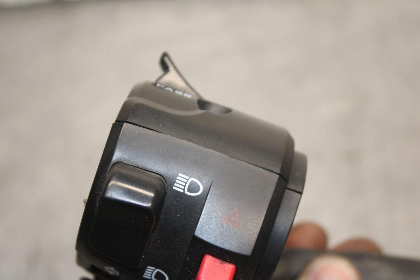 14-15 KAWASAKI NINJA 650 EX650F ABS LEFT CLIP ON HORN SIGNALS SWITCH  BB741