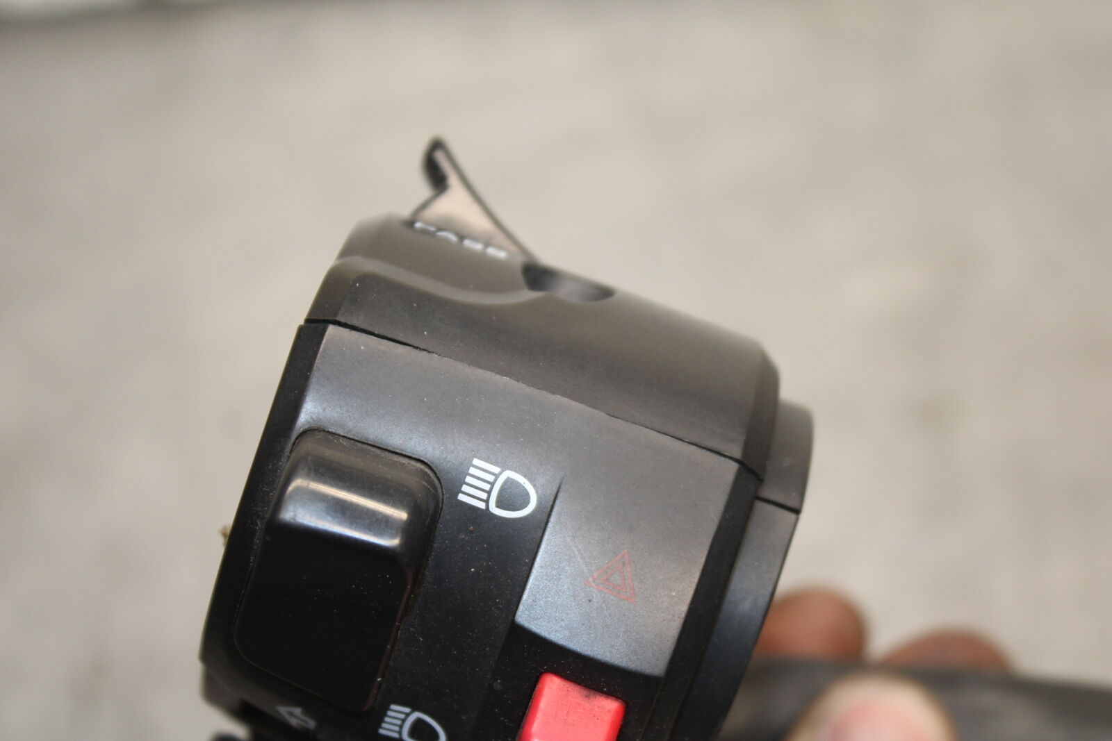 14-15 KAWASAKI NINJA 650 EX650F ABS LEFT CLIP ON HORN SIGNALS SWITCH  BB741