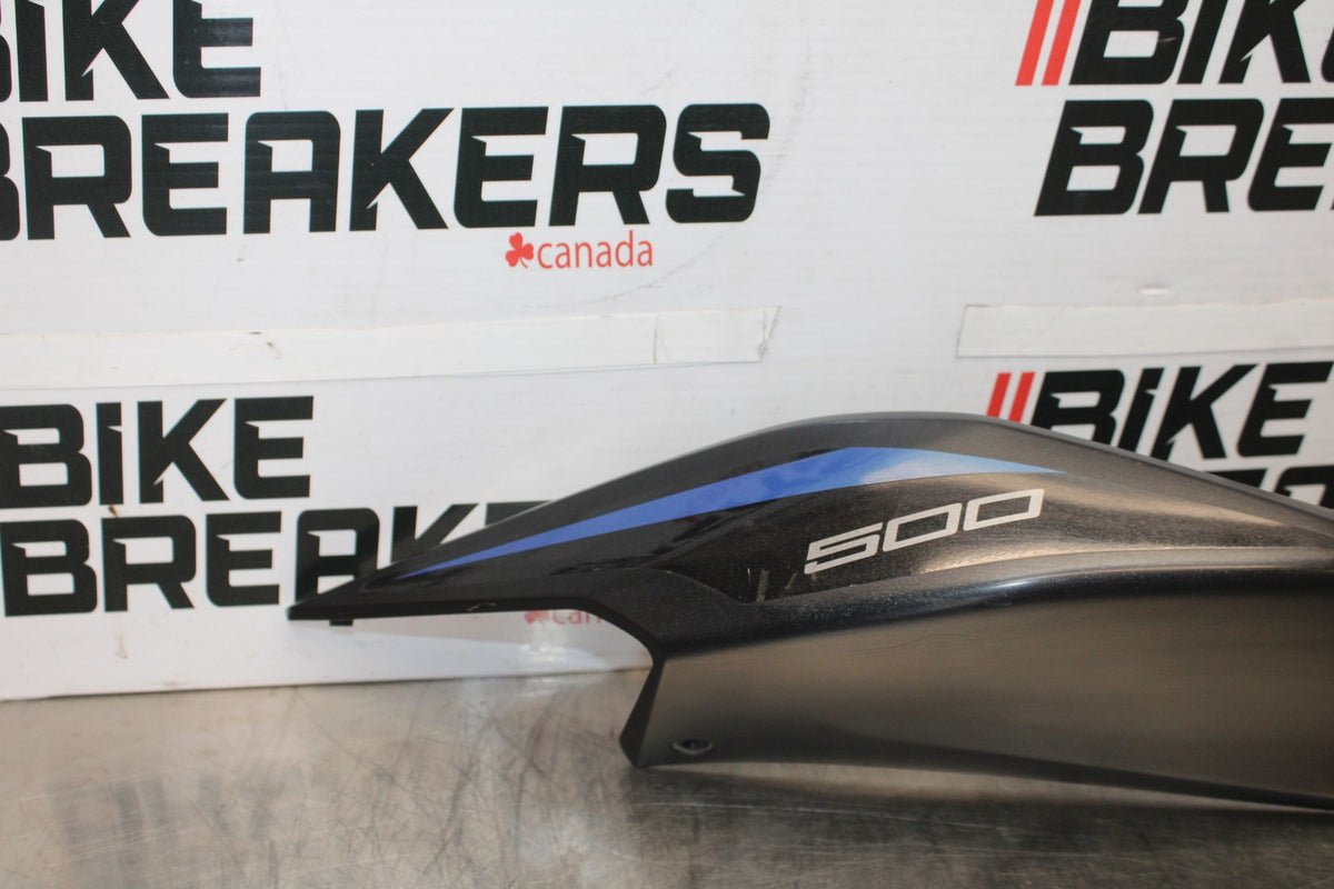 24-25 KAWASAKI NINJA 500 ABS RIGHT REAR BACK TAIL FAIRING COWL SHROUD BB899