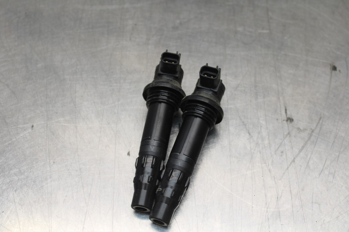 14-17 YAMAHA FZ07 IGNITION COILS COIL SPARK PLUG CAPS BB766