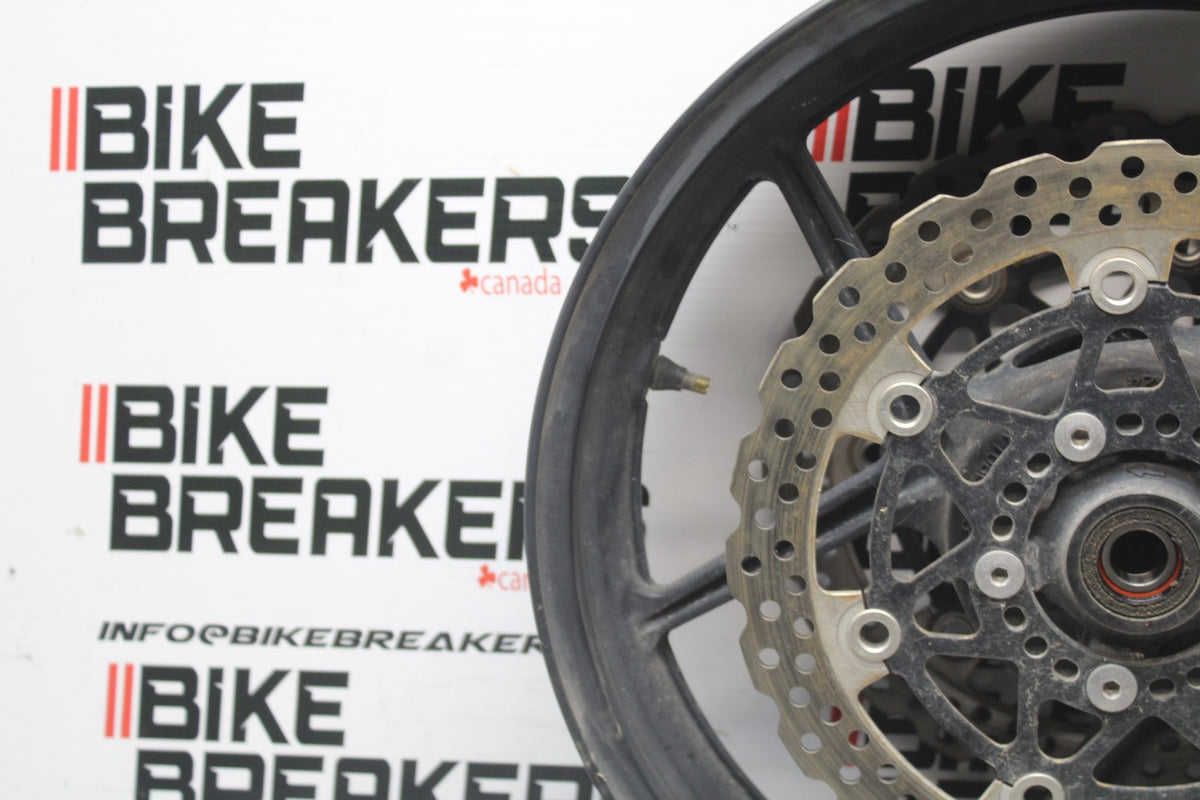 07 KAWASAKI NINJA 650 EX650 FRONT WHEEL FRONT RIM & ROTOR BB844