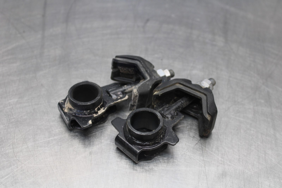 23 KAWASAKI NINJA 650 EX650 SWINGARM CHAIN TENSIONER ADJUSTMENT BRACKETS  BB920