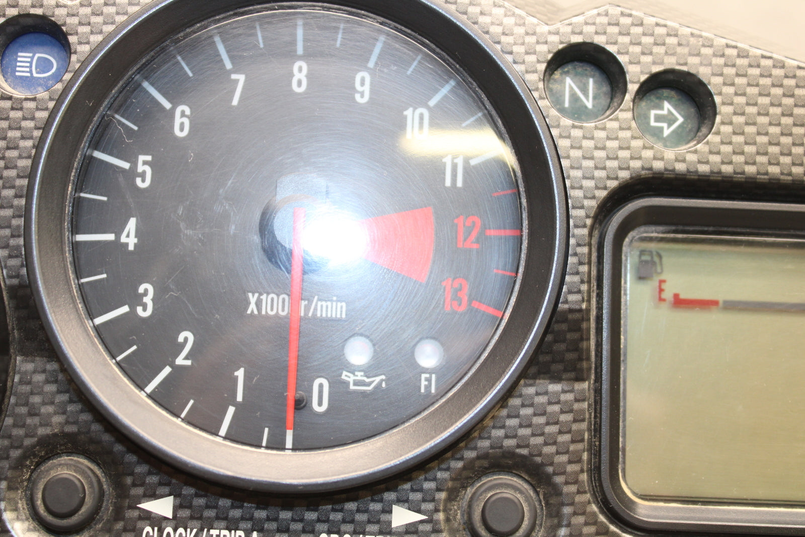 00-05 KAWASAKI NINJA ZX12R SPEEDO TACH GAUGES DISPLAY CLUSTER SPEEDOMETER BB121