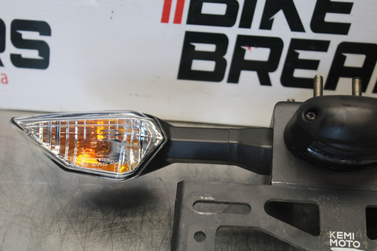18-23 KAWASAKI NINJA 400 EX400 FENDER ELIMINATOR PLATE BRACKET & LIGHTS BB192
