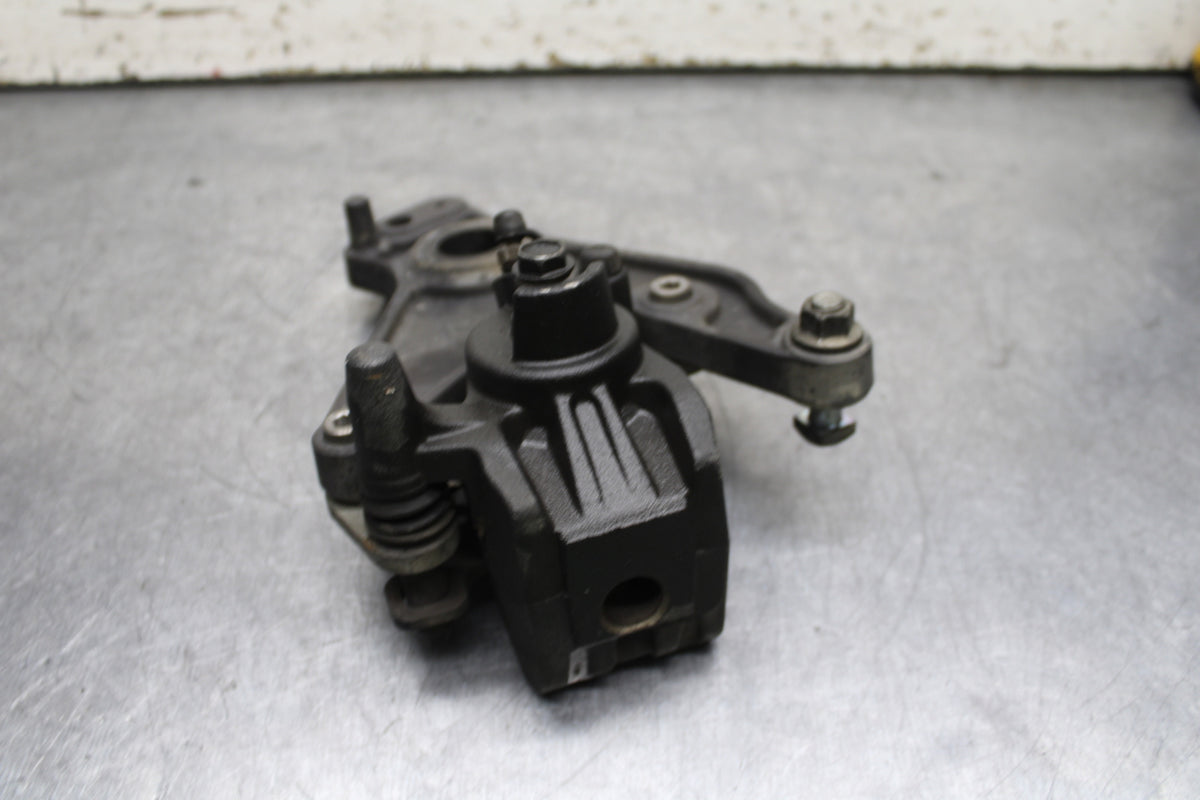 12-13 KAWASAKI Z1000 REAR BACK BRAKE CALIPER W MOUNT BRACKET BB743